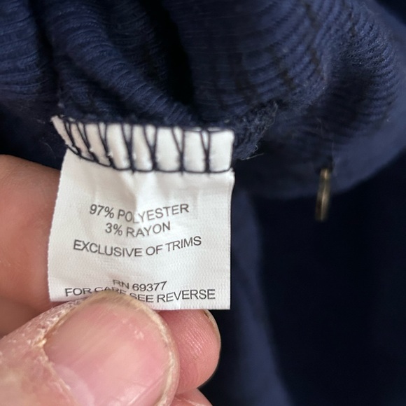 Wrangler | Deep Blue Long Sleeve Tee | Size XL - Picture 3 of 5